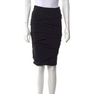 Tom Ford Knee Length Ruched Skirt - Size 40